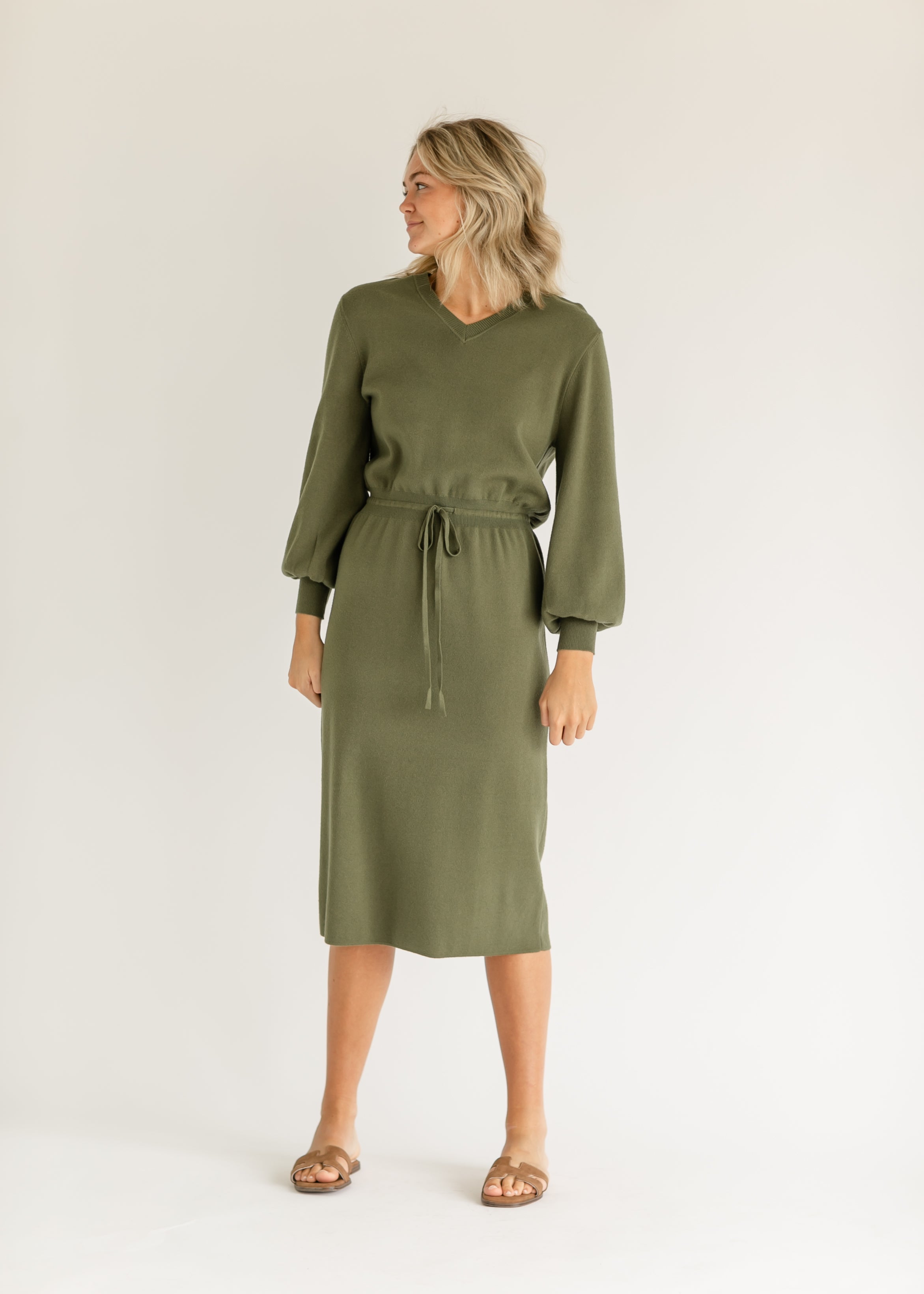 Wren Sweater Midi Dress Inherit Co.