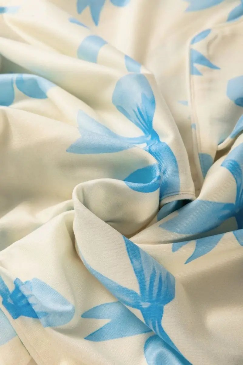 Yellow Bow Printed Short Sleeve Shirt Shorts Pajama Set - Love Salve 