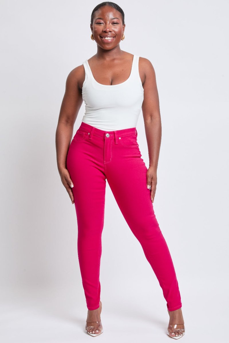 YMI Jeanswear Hyperstretch Mid-Rise Skinny Jeans For Women - Love Salve 