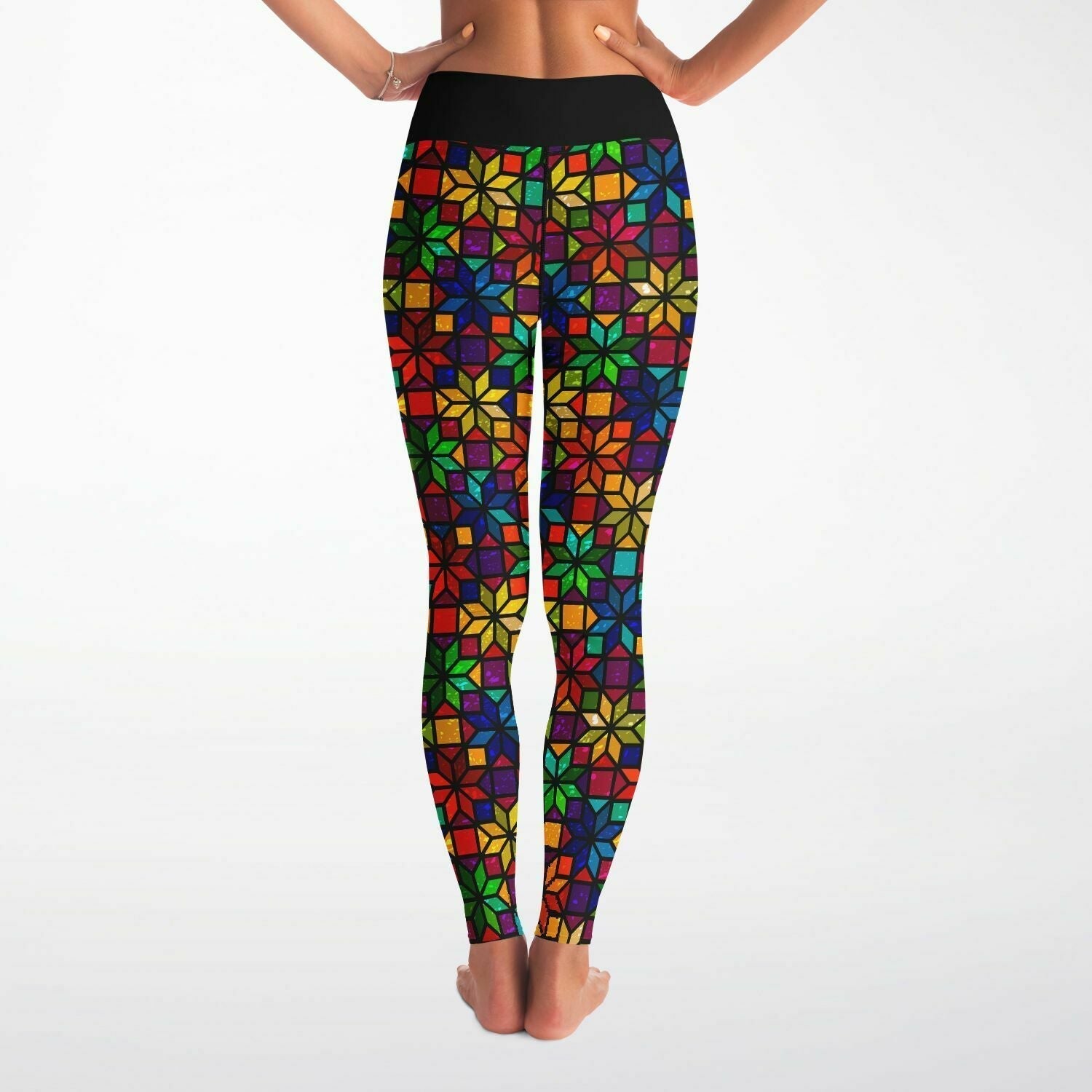 Stained Glass Leggings with Pockets MM