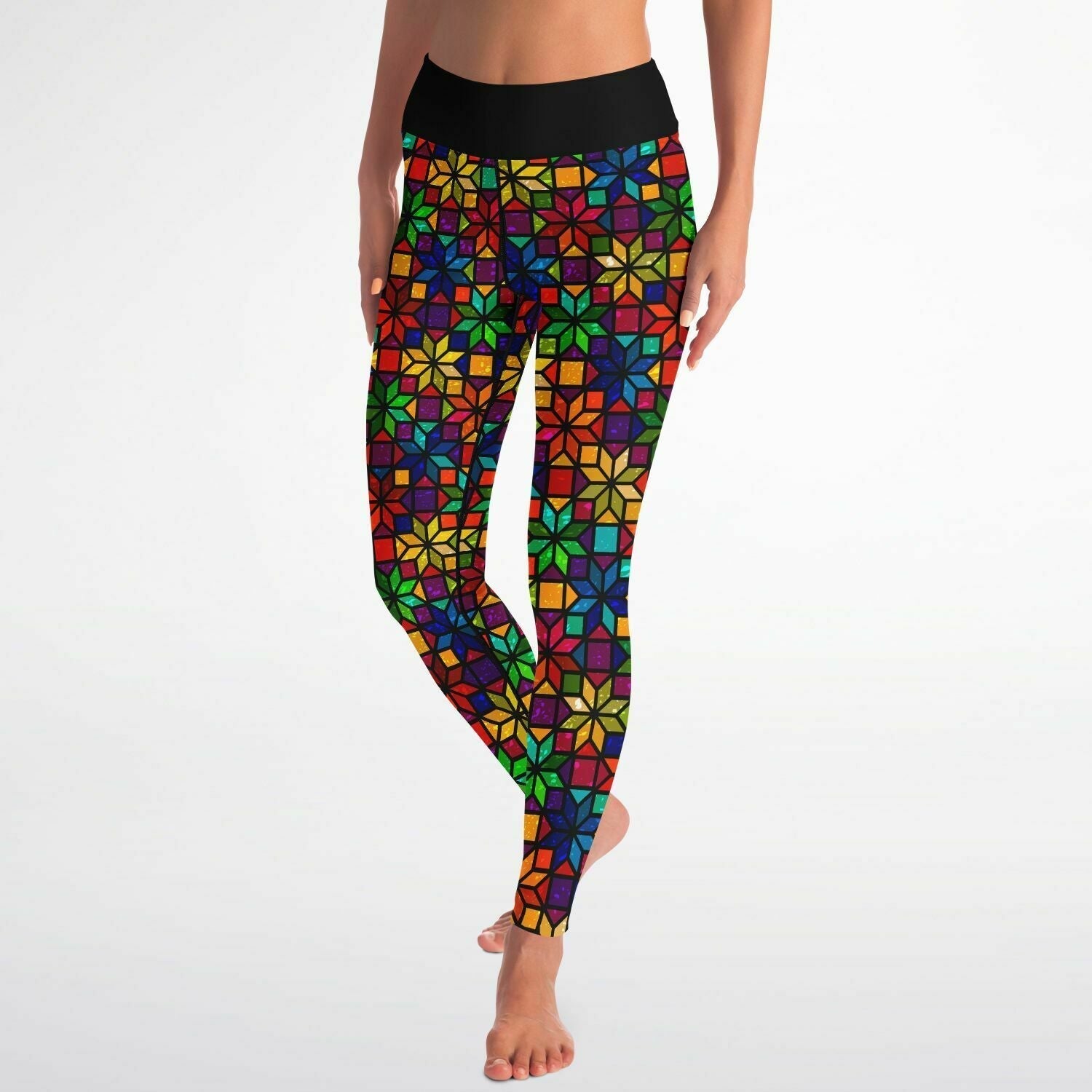 Stained Glass Leggings with Pockets MM