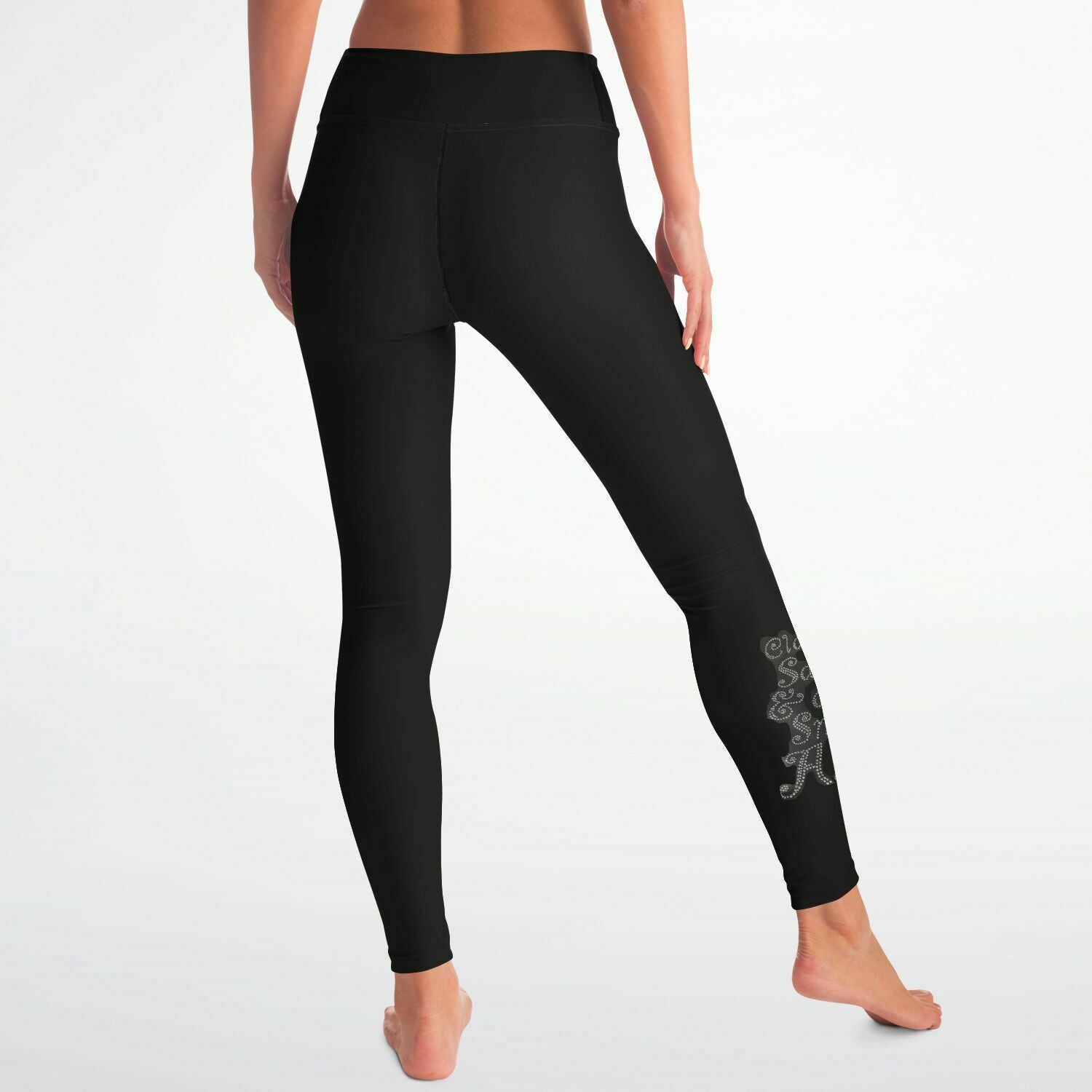 Classy Smart Assy Full Length Rhinestone Leggings with Pockets MM