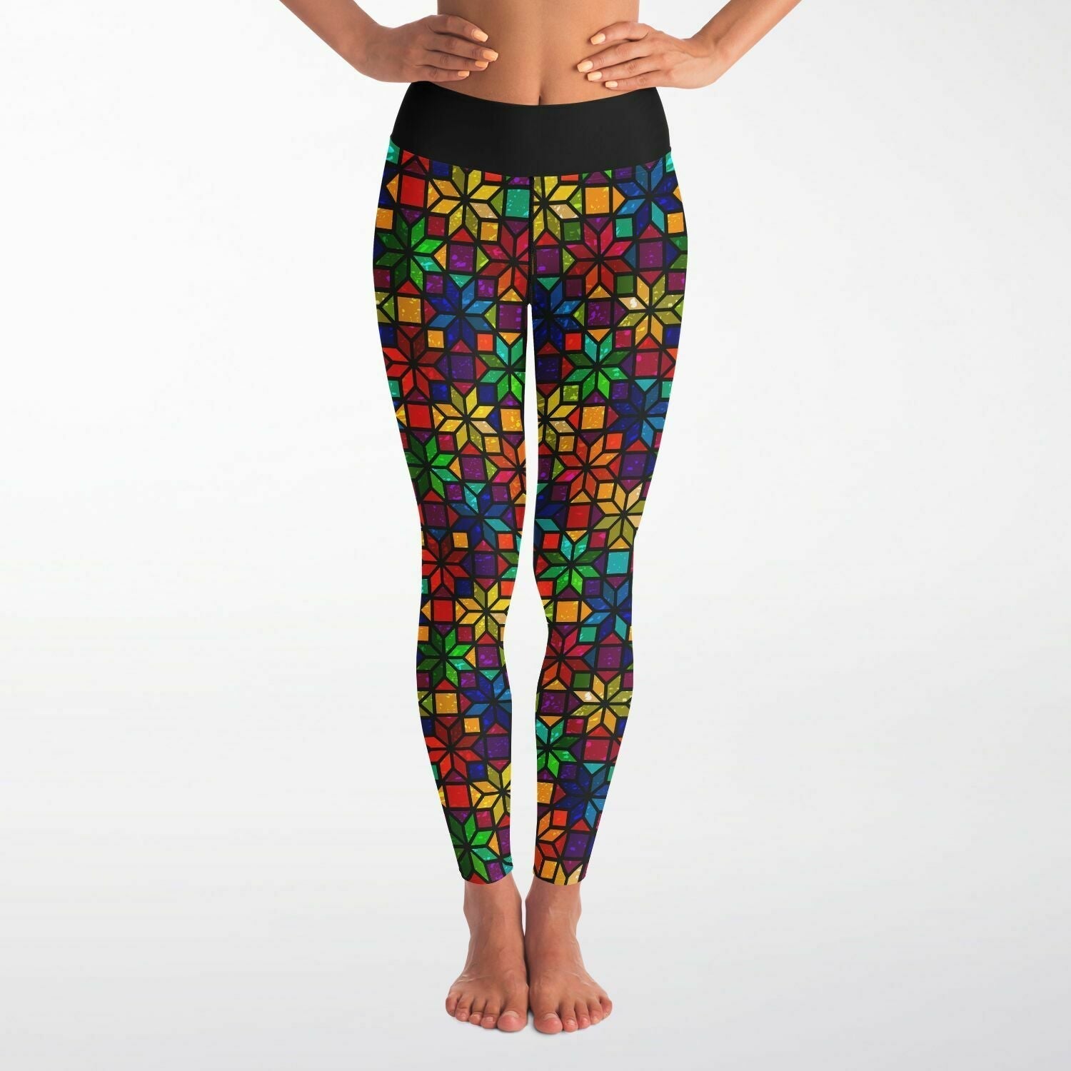 Stained Glass Leggings with Pockets MM