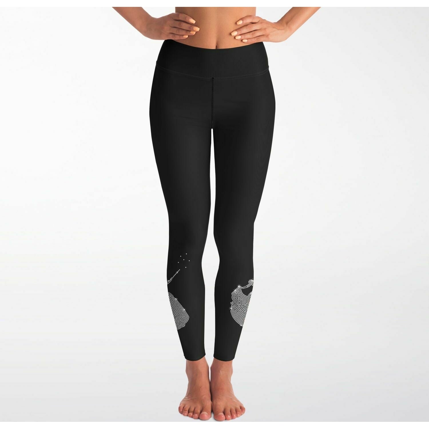 Princess Rhinestone Leggings with Pockets MM