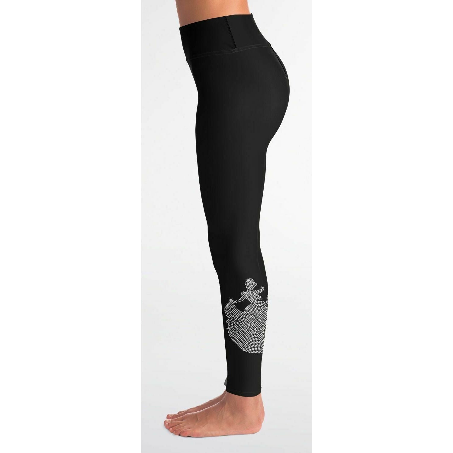 Princess Rhinestone Leggings with Pockets MM