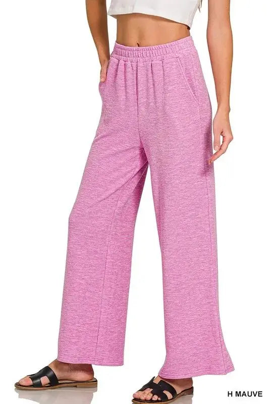 Zenana Cotton Slub Tank & Pants Set - Love Salve