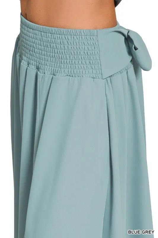 Zenana Heavy Woven Span Crop Tee & Skirt Set - Love Salve