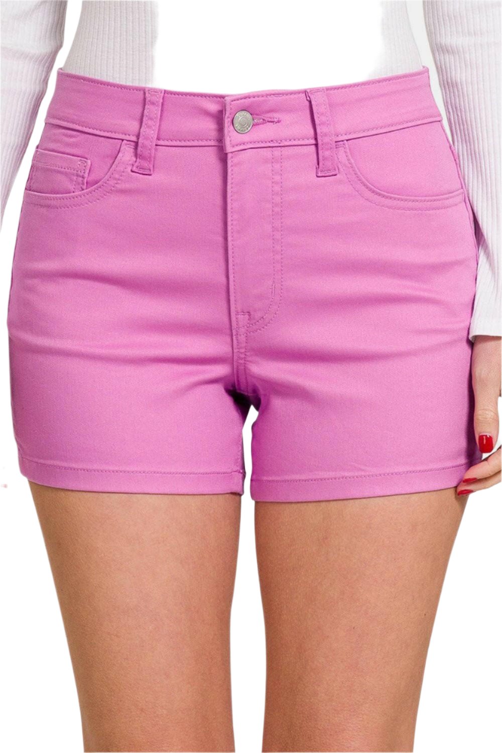 Elevate Your Style with High Waist Denim ShortsRevamp Your Summer Look

Step into the season with confidence in our High Waist Denim Shorts. Designed to elevate your style, these shorts perfectly blend comfort anLove Salve High Waist Denim Shortsjeans