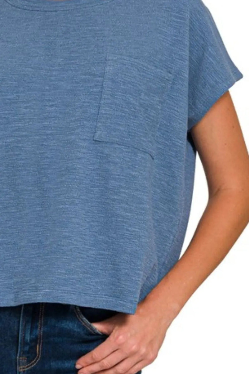 Zenana Round Neck Short Sleeve T-Shirt for Women Fashion - Love Salve