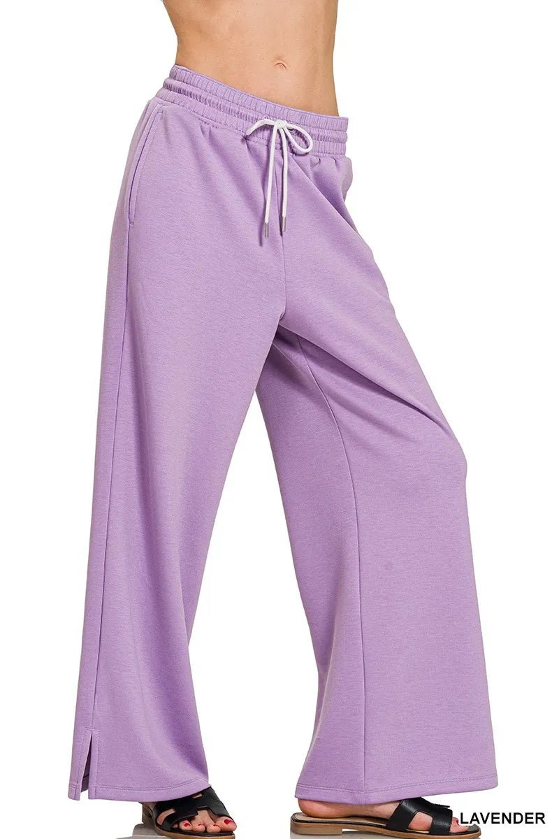 Zenana Scuba Drawstring Pants for Casual Comfort and Style - Love Salve 