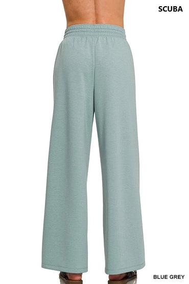Zenana Scuba Drawstring Pants for Comfort and Style - Love Salve 