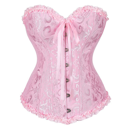Zhitunemi Black Corset Top for Women Steampunk Corset - Love Salve 