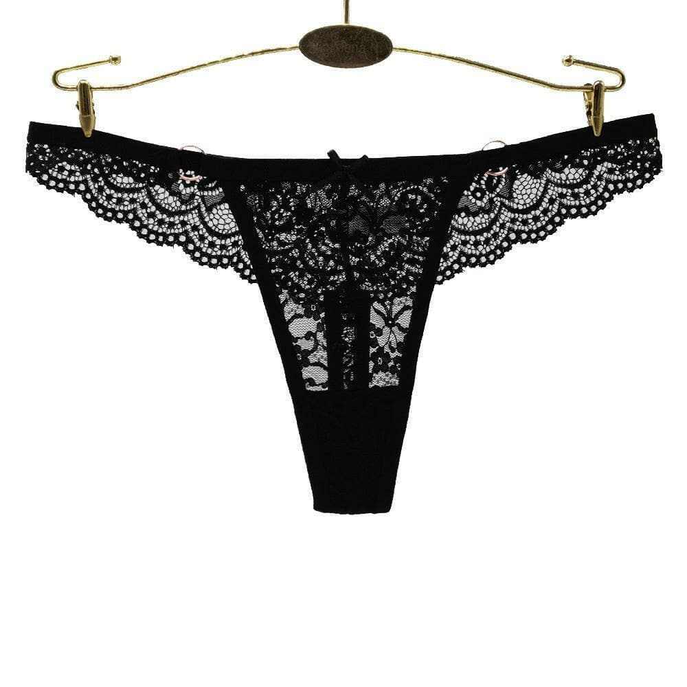 Thong Sexy Lace Cutout Ladies Thong - Love Salve